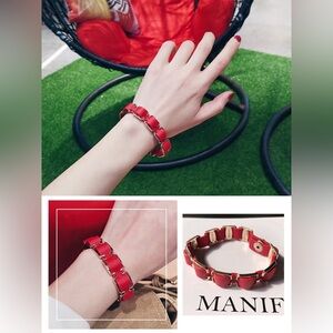 Pu leather bracelet